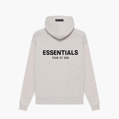 Essentials Fear Of God Hoodie Light Oatmeal Gris Clair